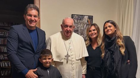 Los Andes | Amalia Granata le pidió al Papa Francisco que la case durante una audiencia privada.