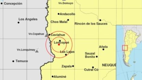 Fuerte sismo en Neuquén