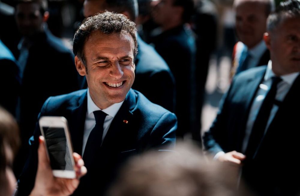 Macron. (AP)