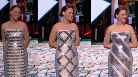 El vestido fue presentado por Christine Dierk, una científica investigadora especializada en la interacción humano-computadora. Foto: Adobe