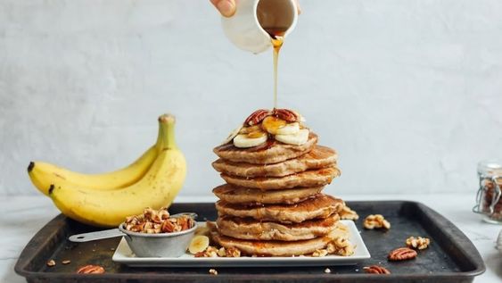 Los mini panqueques son una opción nutritiva que evita el azúcar y los edulcorantes.
