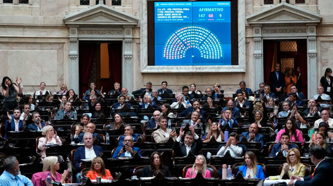 Diputados: media sanción a la Ley de Juicio en Ausencia para los iraníes acusados por el atentado a la AMIA. Foto: NA
