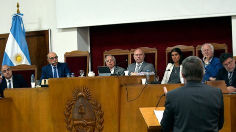 Los Andes | En la Suprema Corte de Justicia se limaron algunas asperezas con respecto al nombramiento del Secretario del Jury de Enjuiciamiento. Foto: Orlando Pelichotti