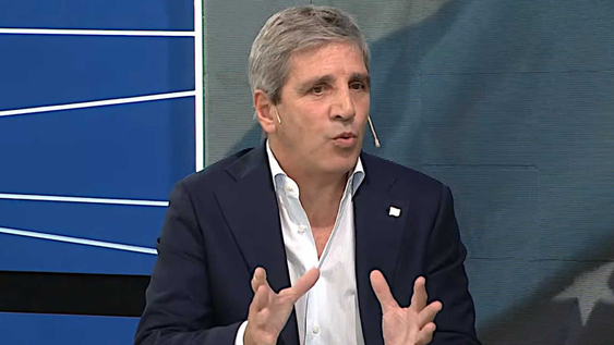 El ministro de Economía, Luis Caputo.&nbsp;