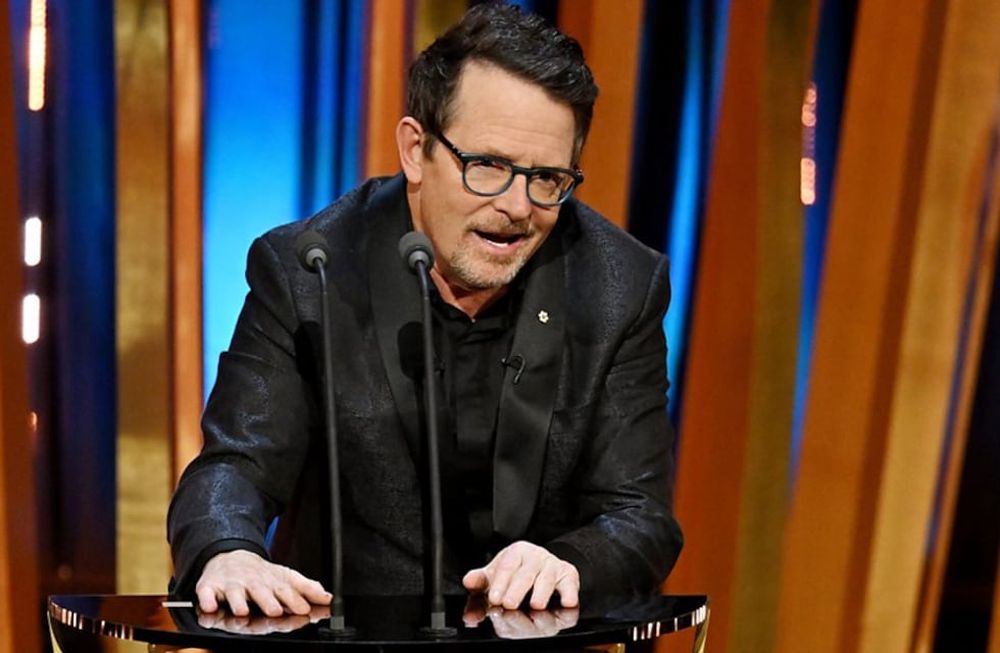 Michael Fox en los BAFTA. / Gentileza