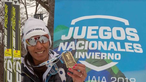 Juegos de Invierno: la Olímpica María Cecilia Domínguez es oro del Biatlón Sprint