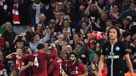El Liverpool arrancó con el pie derecho ante el poderoso PSG