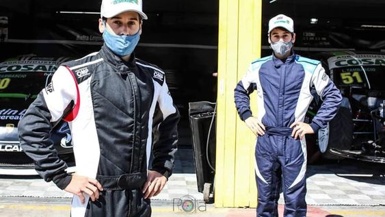 Los mellizos Tambascio tuvieron que vender un auto para comprar sus buzos antiflamas