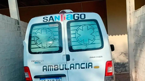 Un empleado fue a un hotel de alojamiento con una ambulancia y fue apartado.