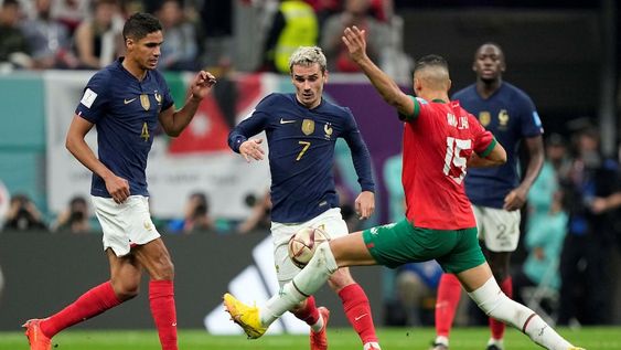 Antoine Griezmann (7), una de las grandes figuras de Francia.