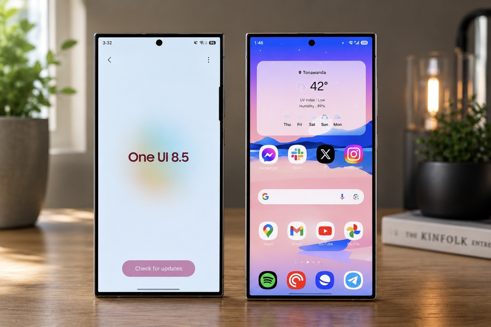 La actualizaci&oacute;n One UI 8.5 de Samsung.