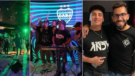 La polémica fiesta de Tevez.