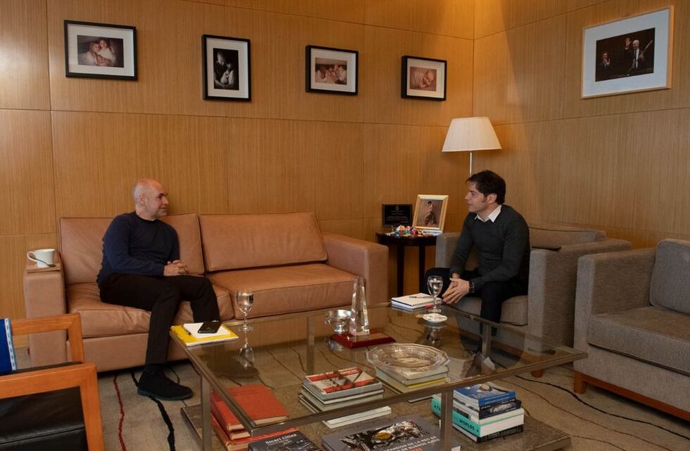 El jefe de Gobierno Porteño, Horacio Rodríguez Larreta, y el gobernador de Buenos Aires, Axel Kicillof, volvieron a reunirse para definir la siguiente fase en el AMBA.