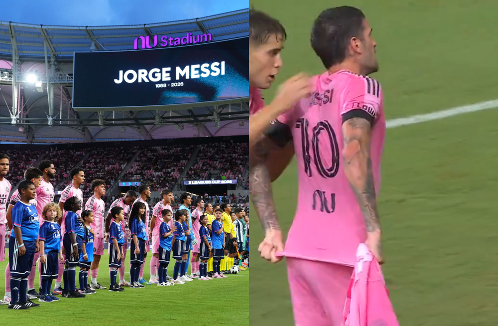 Rodrigo De Paul celebra y homenajea a Lionel Messi en partido de Leagues Cup