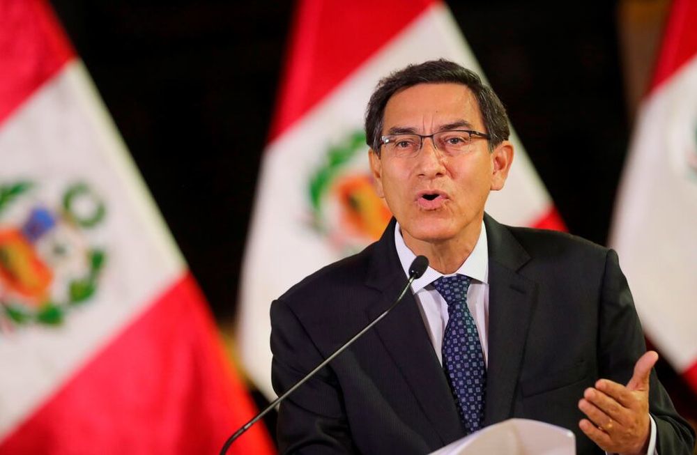 Martín Vizcarra, presidente de Perú, recurrió este lunes ante el Tribunal Constitucional para intentar paralizar el proceso de destitución. / Gentileza