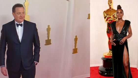 El actor Brendan Fraser entregará una de las estatuillas. Fue ganador el año pasado.La actriz Issa Rae, una de las integrantes del elenco de Barbie.