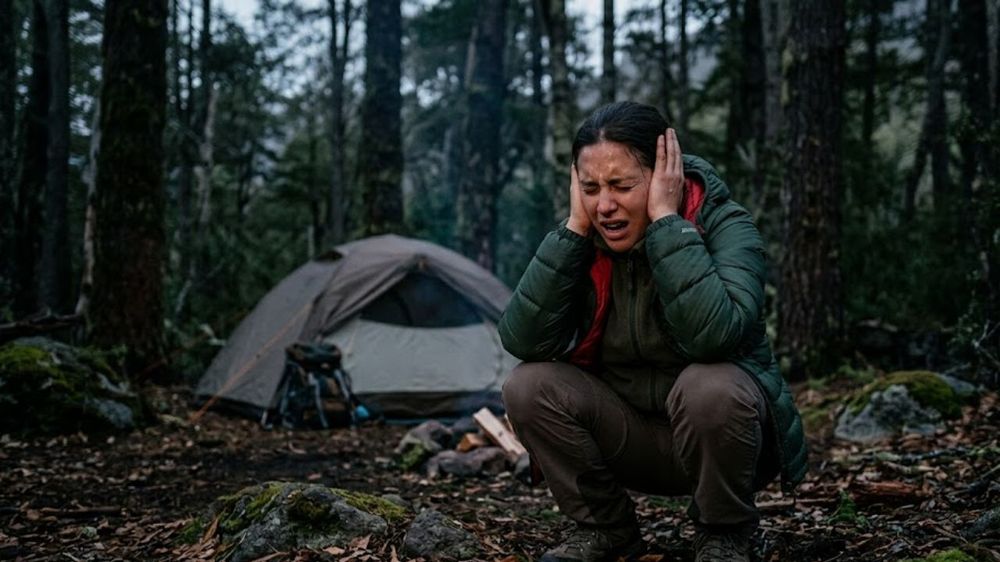 Fue acampar a un bosque y sufrió la pérdida auditiva tras escuchar un sonido intenso.