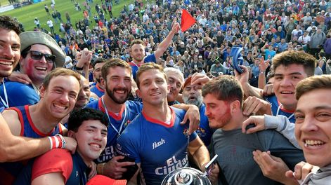 El Teqüe Rugby Club le ganó al Marista Rugby Club por 26-24 y se quedó con el título por primera vez en su historia.Los visitantes se quedaron con la final del Top 8 Cuyano por 26-24 ante los Curas y después de dos finales perdidas, tuvieron su revanchaFoto: Orlando Pelichotti