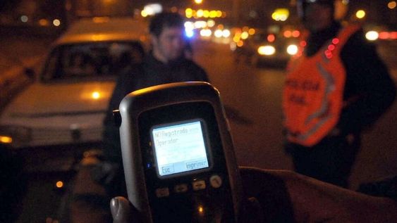 Control de alcoholemia en accesos a Mendoza. Foto: Los Andes / Imagen ilustrativa