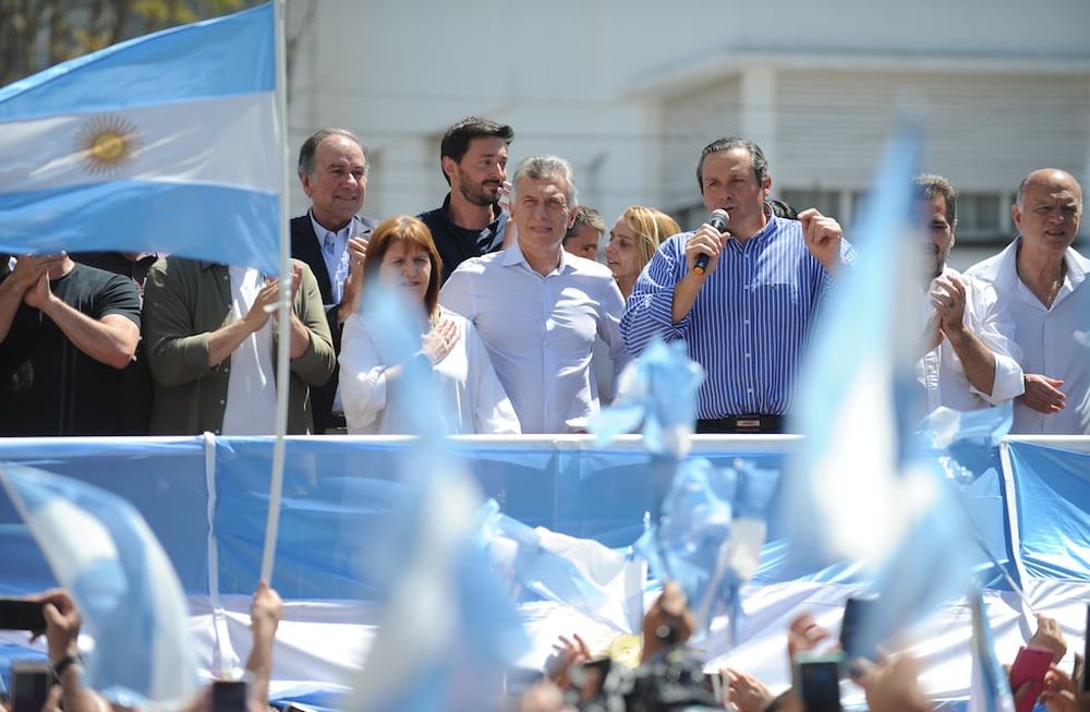 El ex presidente Mauricio Macri se presenta a declarar en el juzgado federal de Dolores por la causa de espionaje a los familiares de los tripulantes del Ara San Juan. Foto Clarin