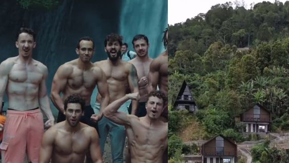 En las redes sociales, algunos usuarios compararon las instalaciones de Bali con la Mojo dojo casa house de Barbie: la película. Foto: Captura video