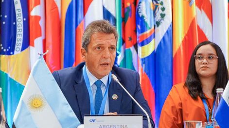 Massa consiguió desembolsos por 840 millones de dólares (Prensa Massa)