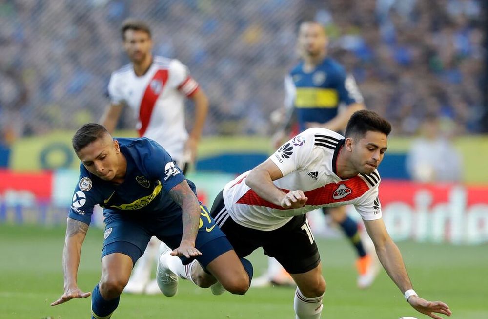 El mendocino Pity Martínez se desgarró y no llegaría al partido de la Copa Libertadores