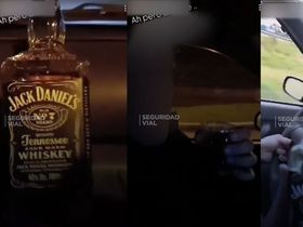 Tomaba whisky mientras manejaba y rememoró un caso viral: Si nos matamos, nos matamos.
