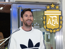 Lionel Messi ya se entrena con la Selección Argentina