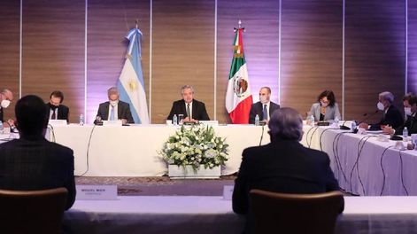 Los Andes | Alberto Fernández en México / Gentileza