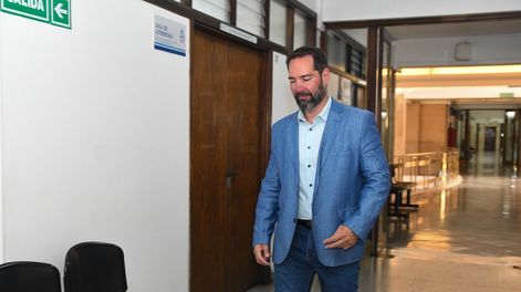 El concejal Martín Antolín se presentó este martes ante la Justicia y fue sancionado por conducir ebrio. Foto: Ramiro Gomez.