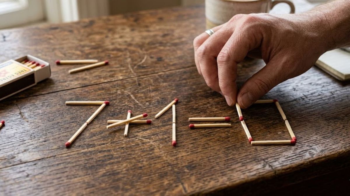 El acertijo de los fósforos que indica si sos una persona de mente superior