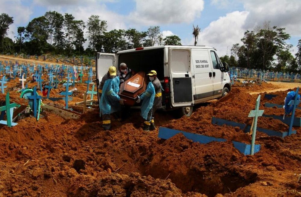 Brasil es uno de los países más golpeados por el Covid. (AP)