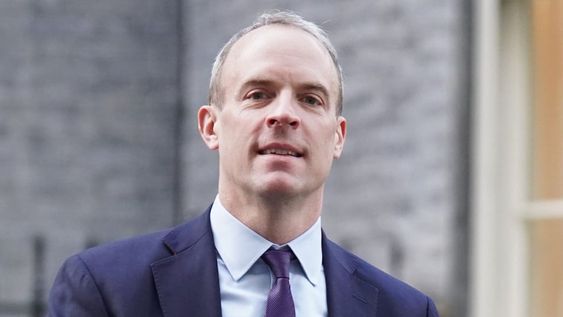 Dominic Raab, exministro de Justicia y exviceprimer ministro del Reino Unido.