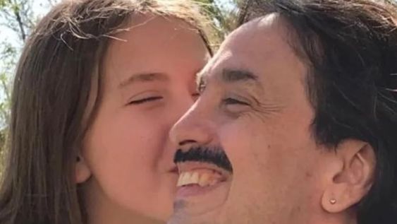 Milena junto a Martín Carrizo.