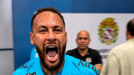 es para tu mujer: el ataque de furia de neymar luego de la clasificacion de santos en la copa de brasil