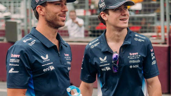 Franco Colapinto y Pierre Gasly, compañeros en Alpine