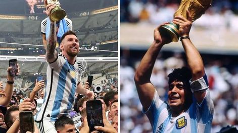 Una localidad de La Pampa rebautizó sus dos principales calles con el nombre de los astros del fútbol.