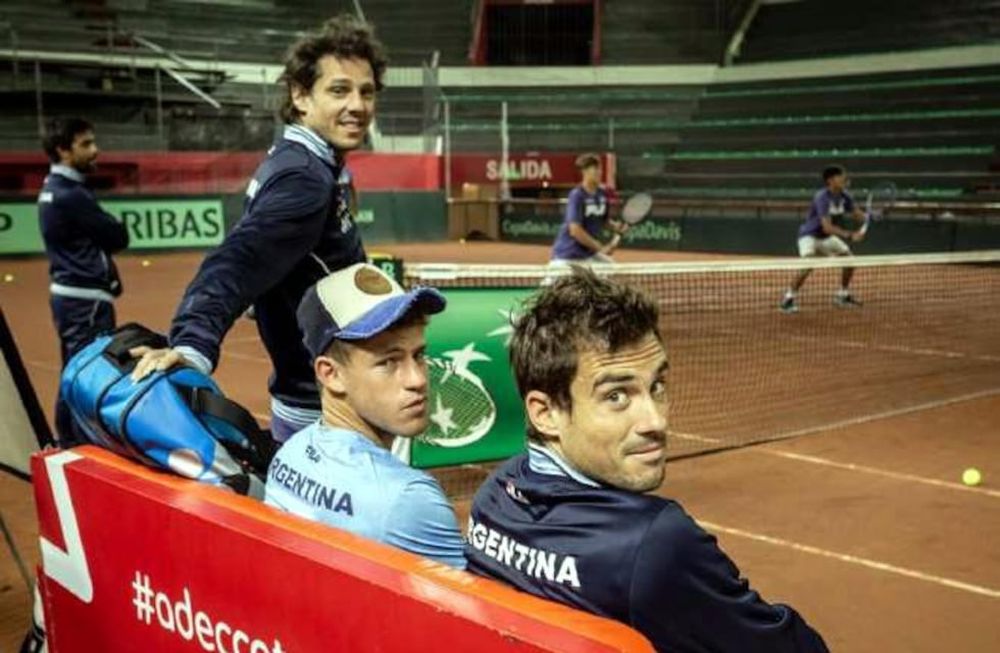Copa Davis en San Juan: quinientos niños disfrutaron con los ídolos