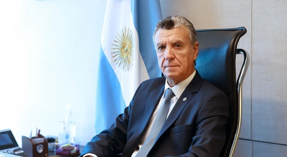 Natalio Mario Grinman, Leiter der argentinischen Handelskammer.