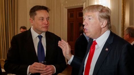 Los Andes | Trump y Musk en una foto de archivo