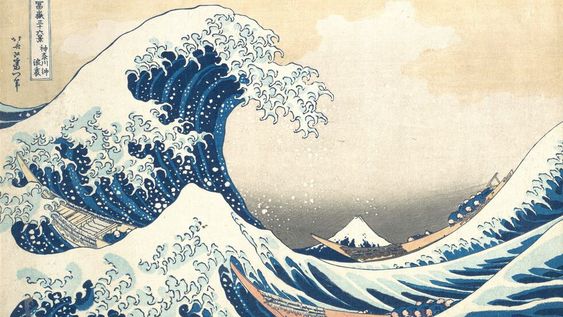 “La gran ola” (1831) por el artista japonés Katsushika Hokusai. Gentileza / El Cuaderno.