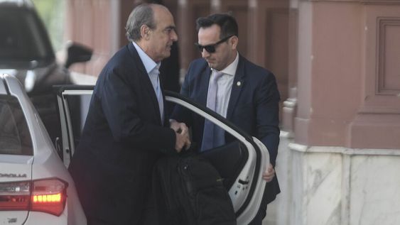 Guillermo Francos en Casa Rosada. / Foto: Federico López Claro