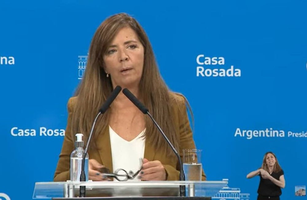 La portavoz de la Presidencia habló de la reforma judicial.