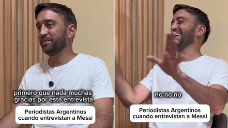Un usuario realiza un video de parodia sobre las entrevistas de argentinos a Lionel Messi y se convierte en viral.&nbsp;