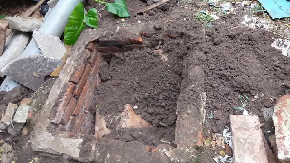El lugar donde encontraron el cuerpo enterrado del cantante.