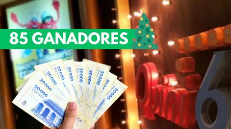 Los 85 ganadores del Quini 6 de Navidad: con estos 6 números se llevaron $70 millones