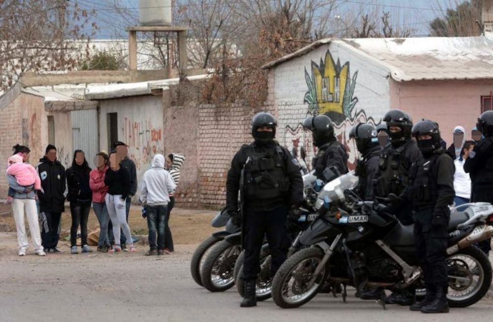 Allanamiento en el  barrio Santa Teresita. Imagen de Archivo