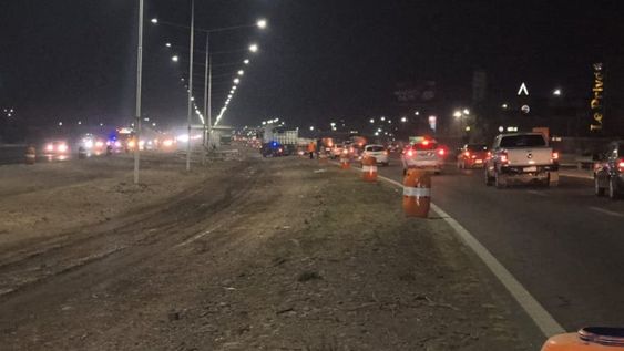 Obras en el Acceso Este