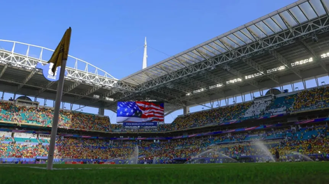 Hard Rock Stadium, donde jugará Argentina frente a Cabo Verde por los 16avos. de final del Mundial 2026.&nbsp;